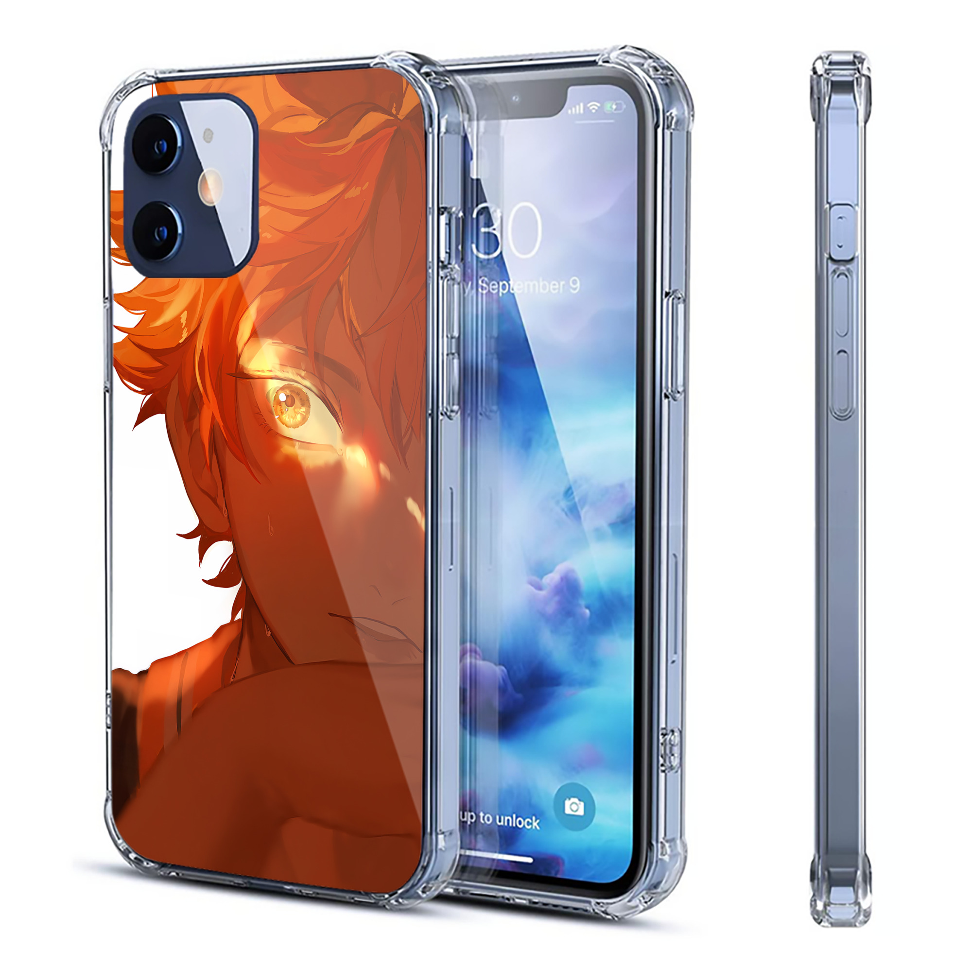 （画像用） ハイキュー!! Haikyu!! 【iPhone 12シリーズ対応】透明スマホケース（クリアソフトケース）
